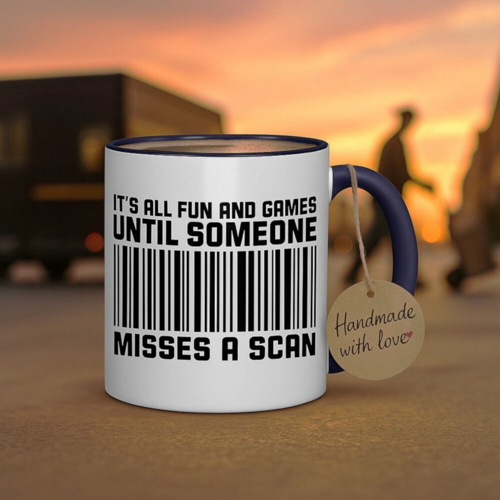 Funny “Misses a Scan” Mug for Delivery Drivers and Mail Carriers - Picture 4 of 4